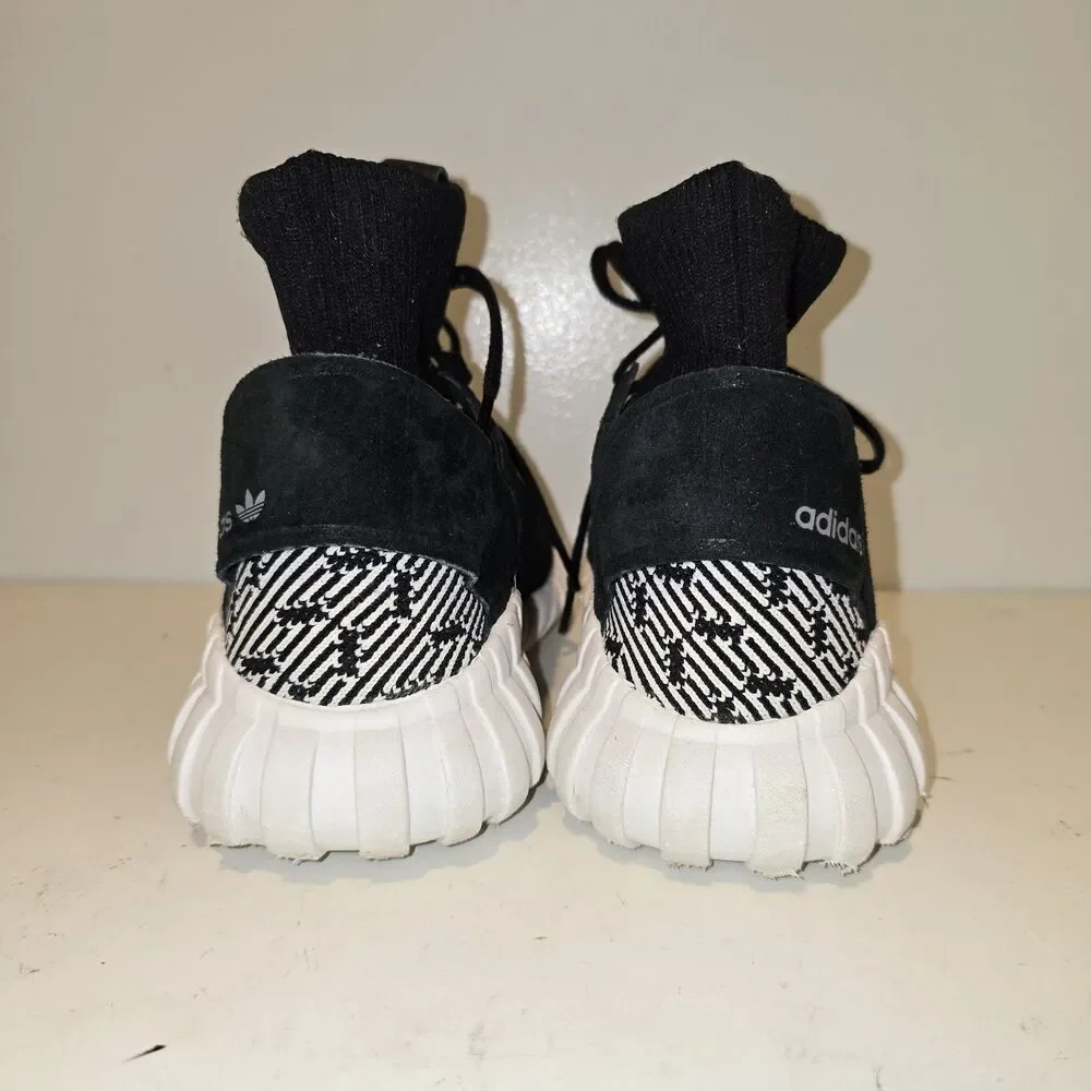 Adidas Tubular Doom PK Primeknit Radial Nova Black Shoes Sneakers S80096 Sz 7